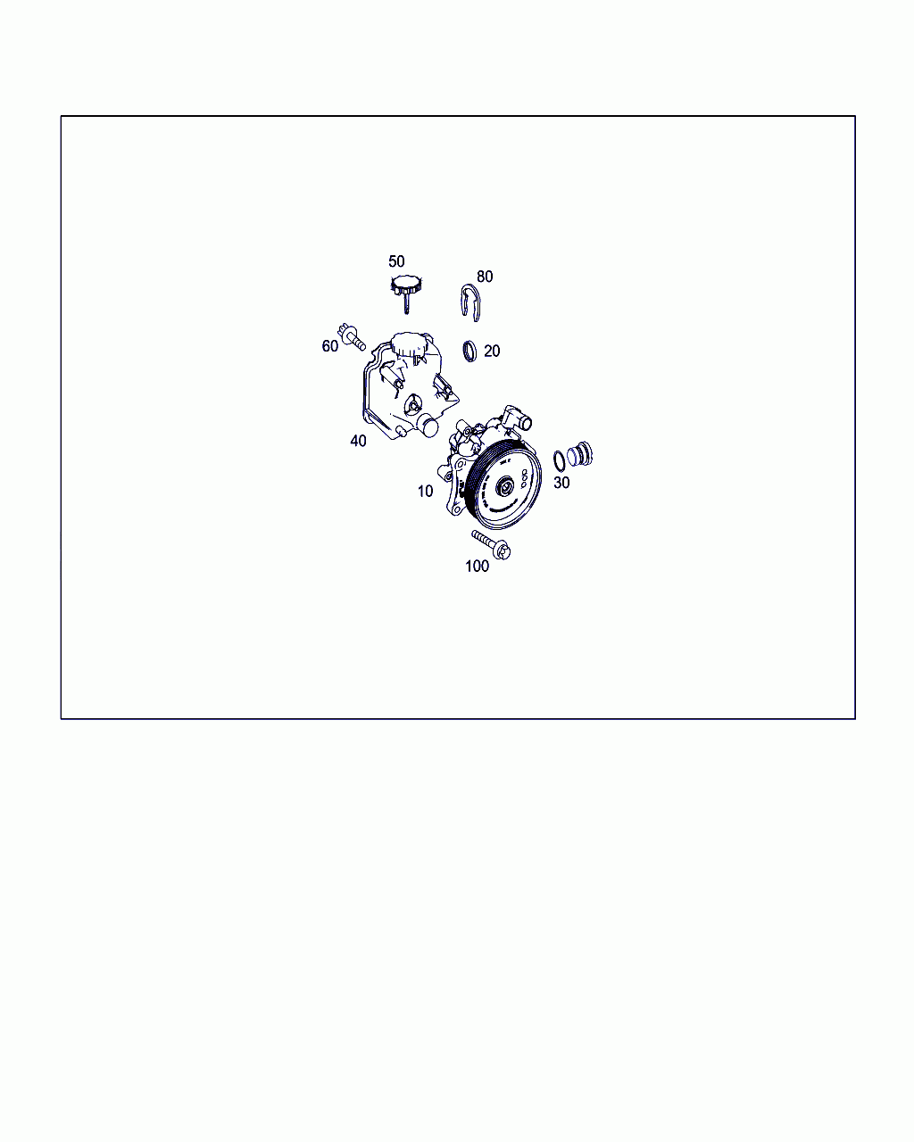POWER STEERING PUMP, <span>A 006 466 33 01, Main Group: Steering, Diagram: POWER STEERING PUMP, Location Of Picture: 10