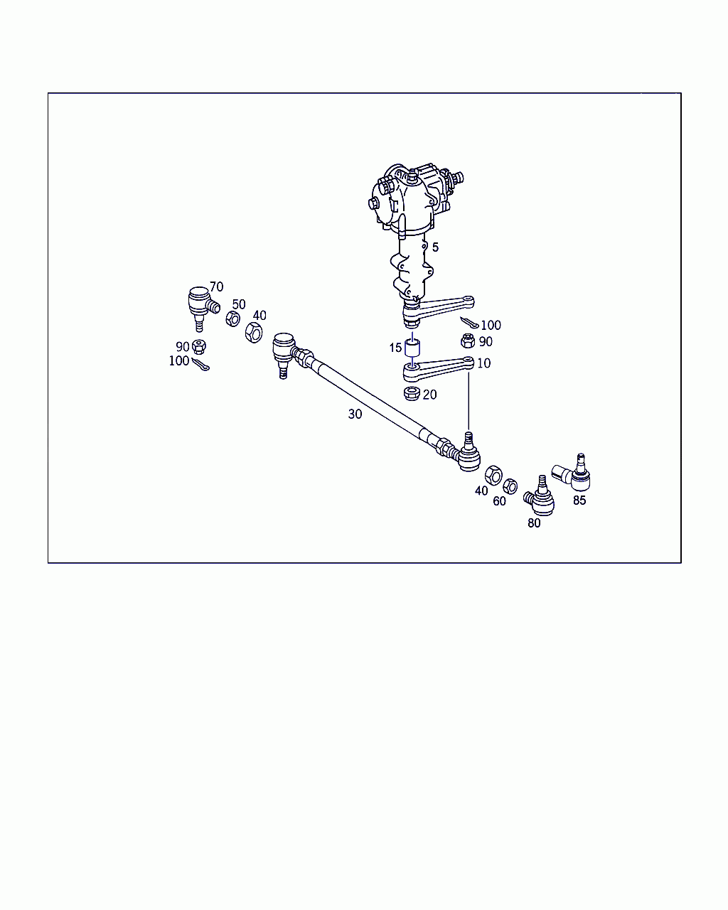 CLAMP, <span>A 000 338 32 45, Main Group: Steering, Diagram: STEERING LINKAGE, Location Of Picture: 40