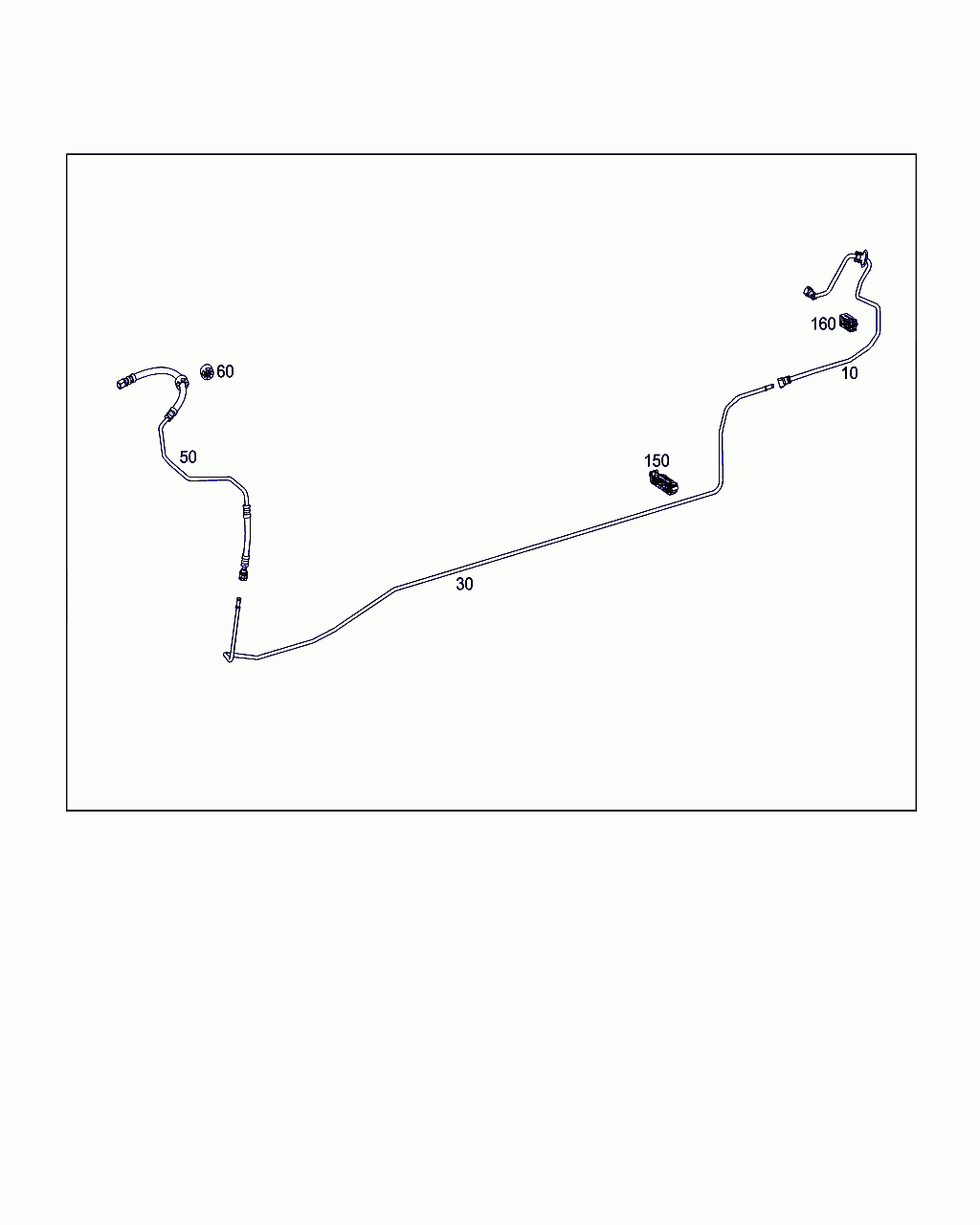 FUEL LINE, <span>A 197 476 01 01, Main Group: Fuel System, Diagram: FUEL LINES, GASOLINE VEHICLES, Location Of Picture: 30