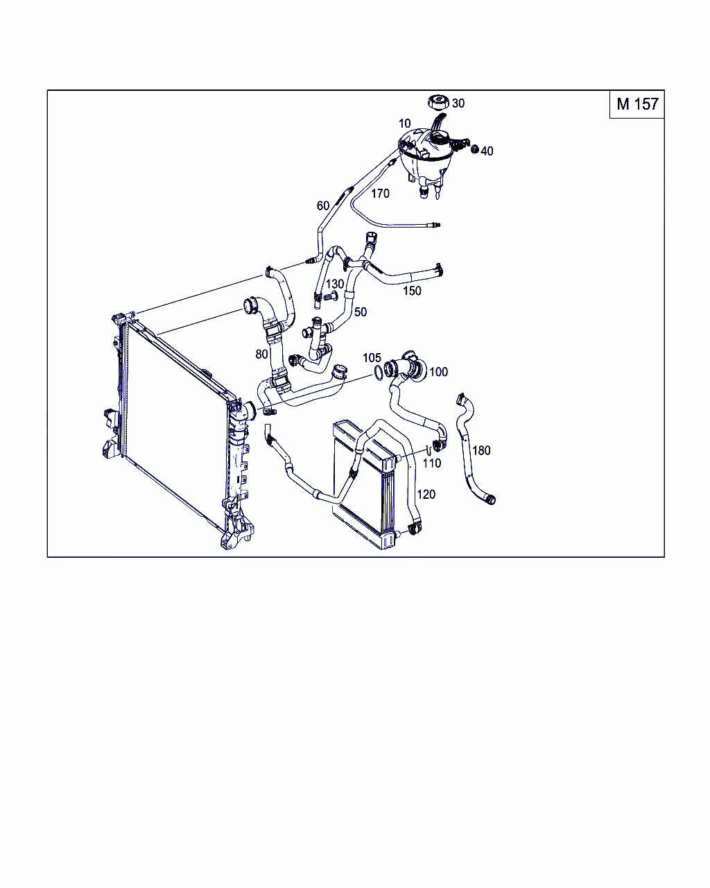 COOLANT FILLING HOSE, <span>A 231 500 11 75, Main Group: Radiator, Diagram: EXPANSION TANK,MOUNTING AND HOSES, Location Of Picture: 50