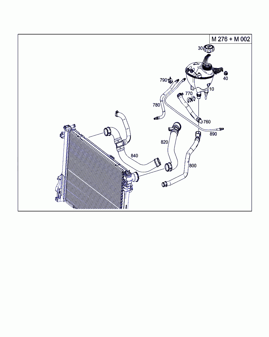 COOLANT HOSE, <span>A 231 501 46 82, Main Group: Radiator, Diagram: EXPANSION TANK,MOUNTING AND HOSES, Location Of Picture: 760