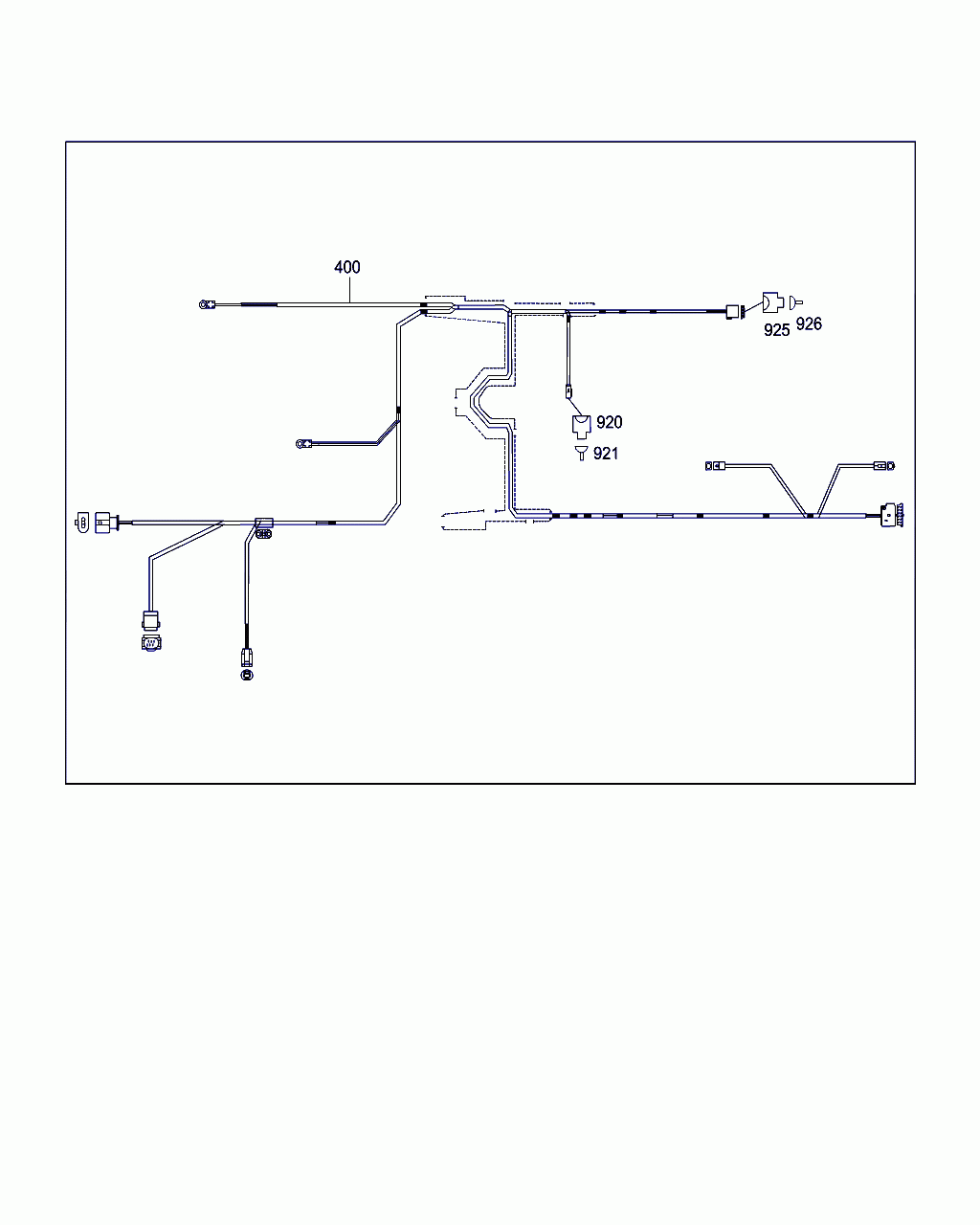 WIRING HARNESS, <span>A 221 440 73 05, Main Group: Radiator, Diagram: INDEPENDENT HEATING, Location Of Picture: 400