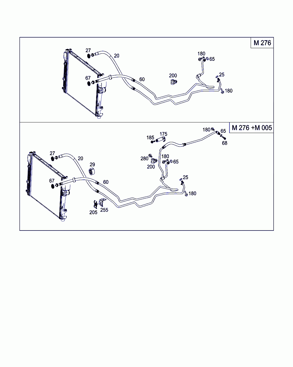 OIL LINE, <span>A 221 270 03 27, Main Group: Radiator, Diagram: TRANSMISSION COOLING, Location Of Picture: 20