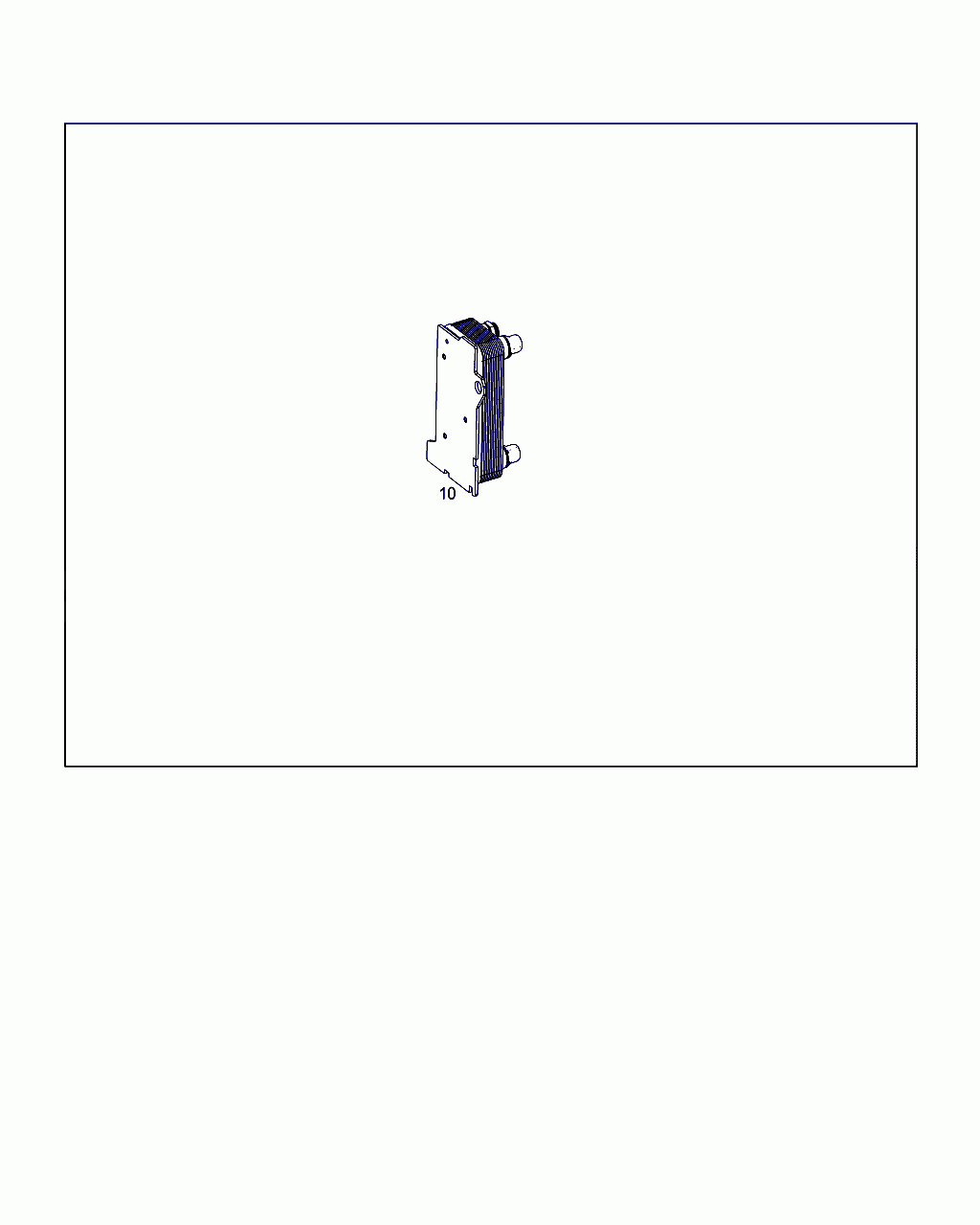 OIL COOLER, <span>A 099 500 13 00, Main Group: Radiator, Diagram: TRANSMISSION COOLING, Location Of Picture: 10