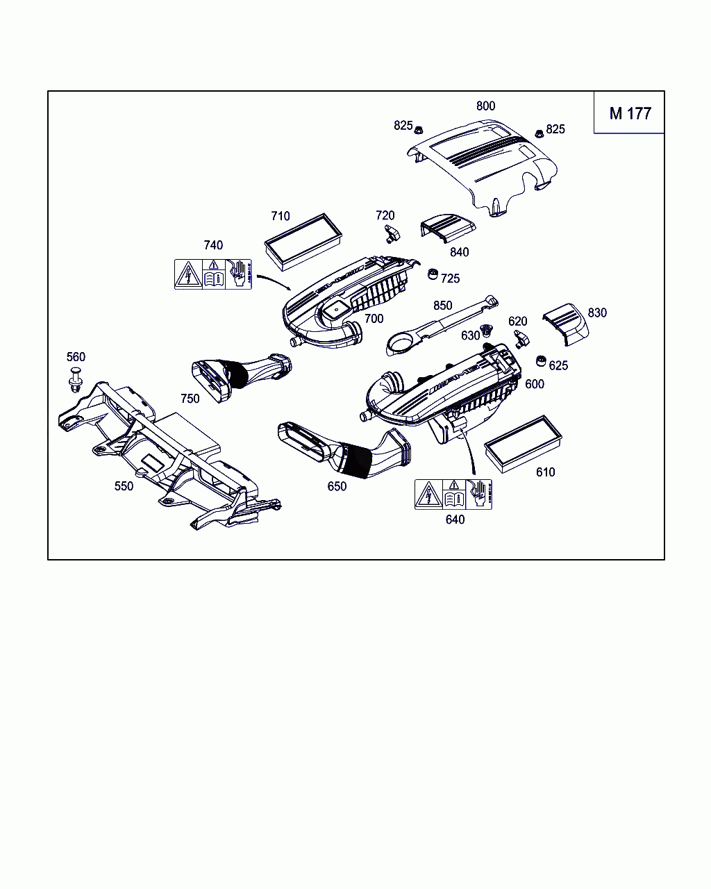 EXPANSION RIVET, <span>A 000 991 95 40, Main Group: Chassis Sheet Metal / Air Intake, Diagram: AIR INTAKE,GASOLINE VEHICLES, Location Of Picture: 560