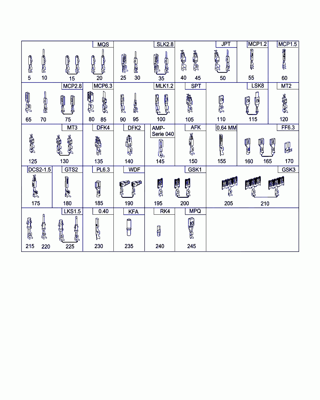 PIN BUSHING, <span>A 001 545 84 26, Main Group: Electrical Equipment And Instruments, Diagram: CONTACT PARTS, Location Of Picture: 105