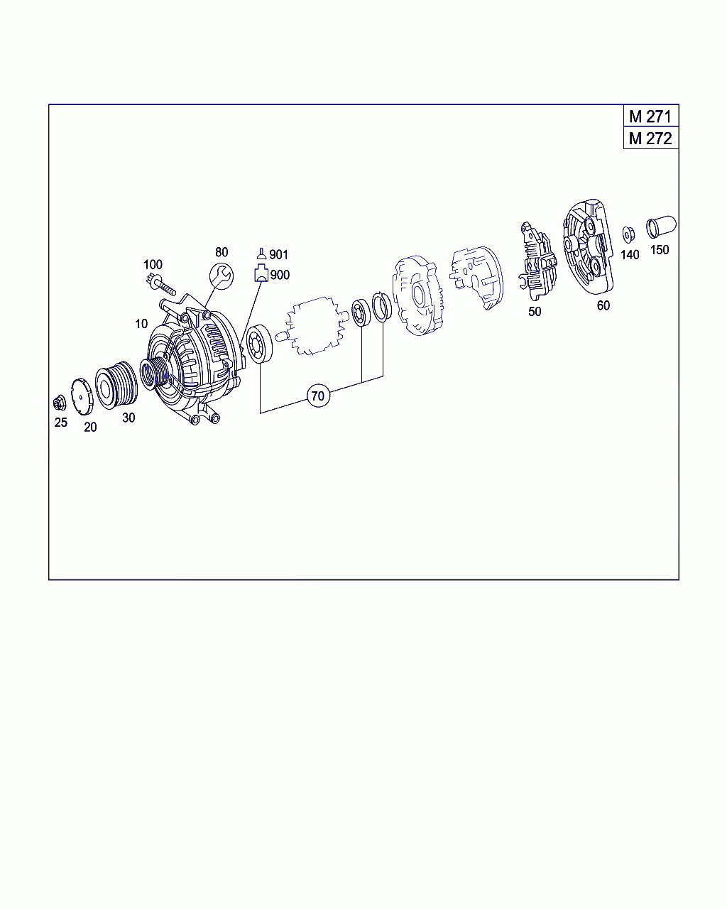 CONTROL F VEH. ALTERNATOR, <span>A 003 154 34 06, Main Group: Electrical Equipment And Instruments, Diagram: ALTERNATOR, Location Of Picture: 50