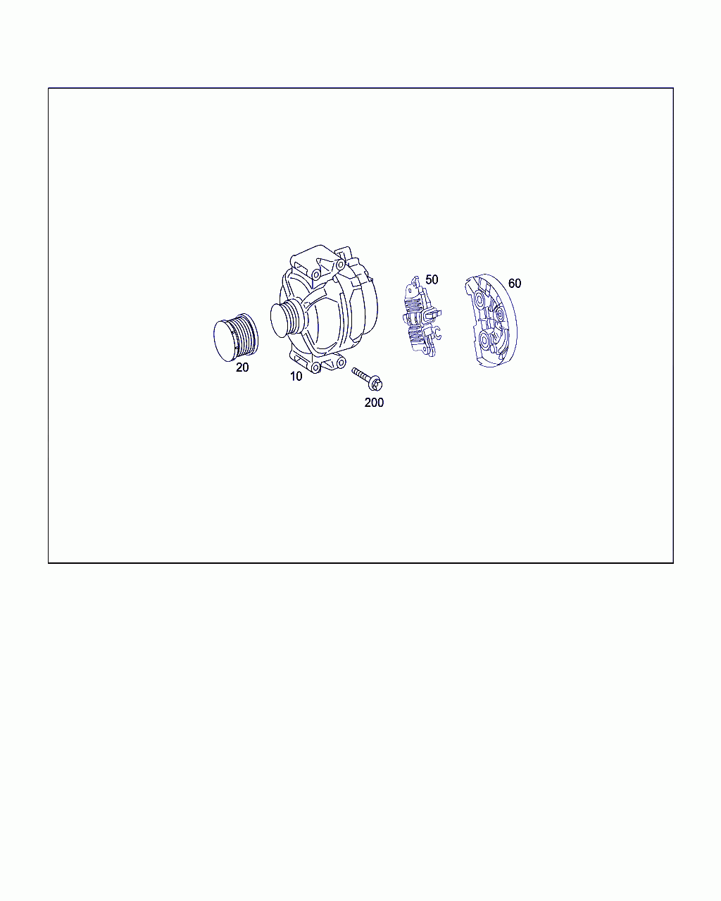 THREE-PHASE ALTERNATOR, <span>A 000 906 19 04, Main Group: Electrical Equipment And Instruments, Diagram: ALTERNATOR, Location Of Picture: 10