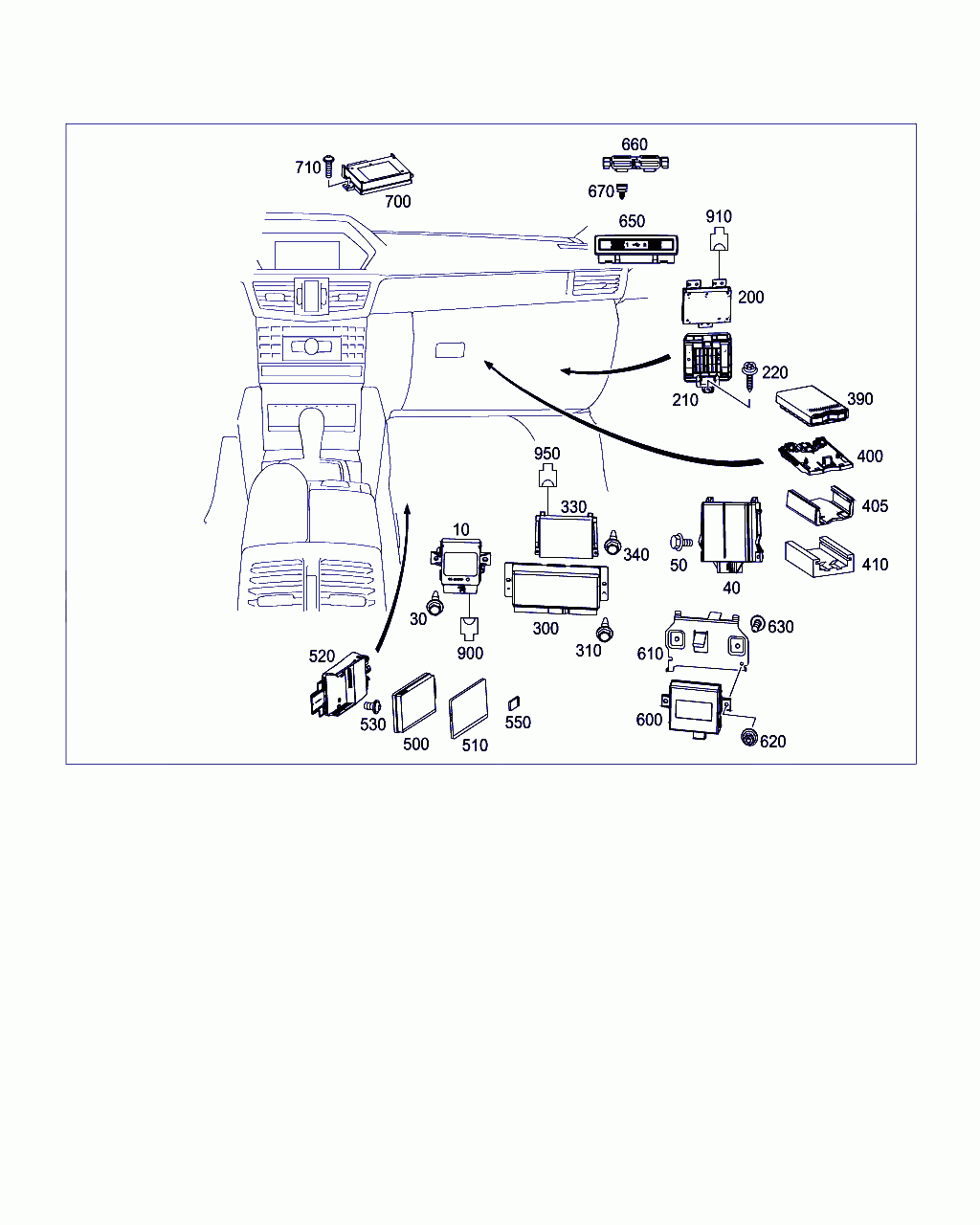 CONTROL UNIT, <span>A 212 900 37 04, Main Group: Electrical Equipment And Instruments, Diagram: ELECTRICAL COMPARTMENT IN CO-DRIVER'S LEGROOM, Location Of Picture: 10
