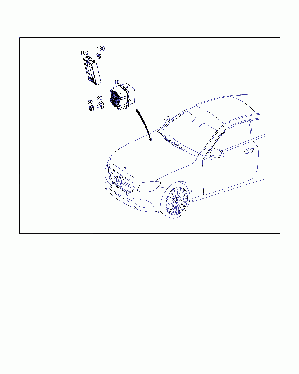 CONTROL UNIT, <span>A 238 900 47 00, Main Group: Electrical Equipment And Instruments, Diagram: SOUND GENERATOR, Location Of Picture: 100