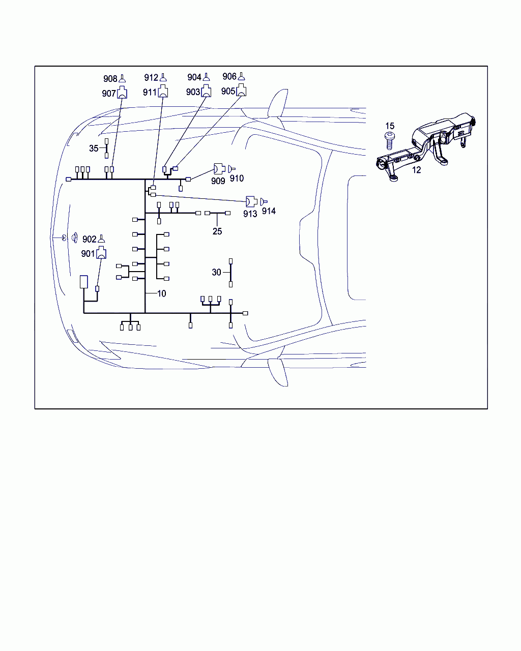 ENGINE WIRING HARNESS, <span>A 270 150 27 33, Main Group: Engine Cable Harnesses, Diagram: ENGINE CABLE HARNESS, Location Of Picture: 10