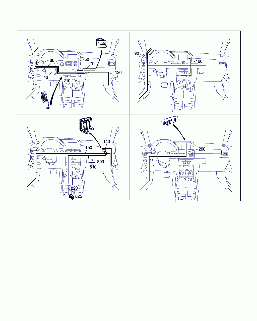 ELECTRICAL WIRING HARNESS, <span>A 207 820 03 15, Main Group: Electrical Equipment And Instruments, Diagram: COCKPIT CABLE HARNESS, Location Of Picture: 800