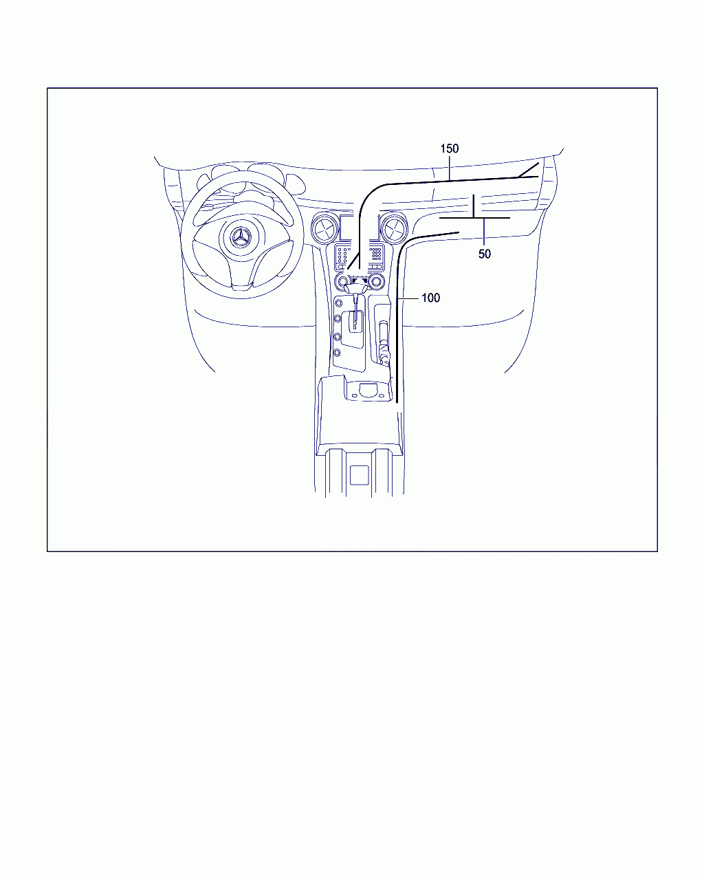 ELECTRICAL WIRING HARNESS, <span>A 197 540 81 06, Main Group: Electrical Equipment And Instruments, Diagram: COCKPIT CABLE HARNESS, Location Of Picture: 150