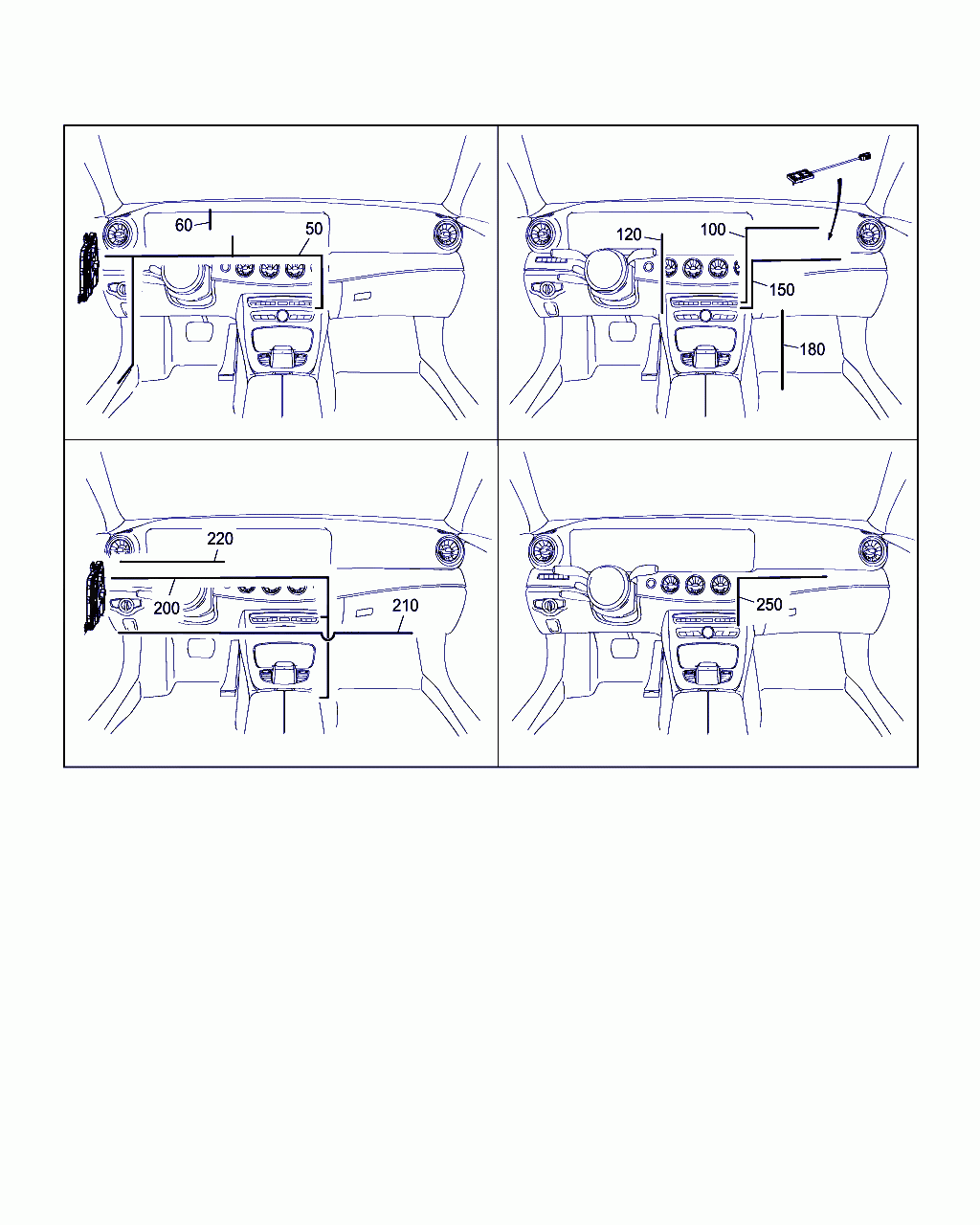 ELECTRICAL WIRING HARNESS, <span>A 257 540 10 06, Main Group: Electrical Equipment And Instruments, Diagram: COCKPIT CABLE HARNESS, Location Of Picture: 210