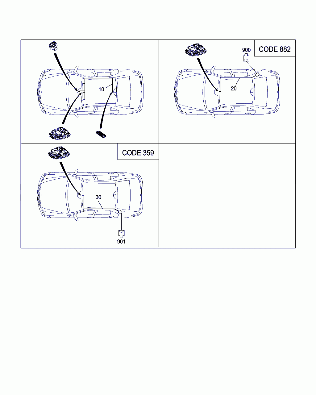 ELECTRICAL WIRING HARNESS, <span>A 212 540 47 10, Main Group: Electrical Equipment And Instruments, Diagram: CABLE HARNESS FOR ROOF, Location Of Picture: 20