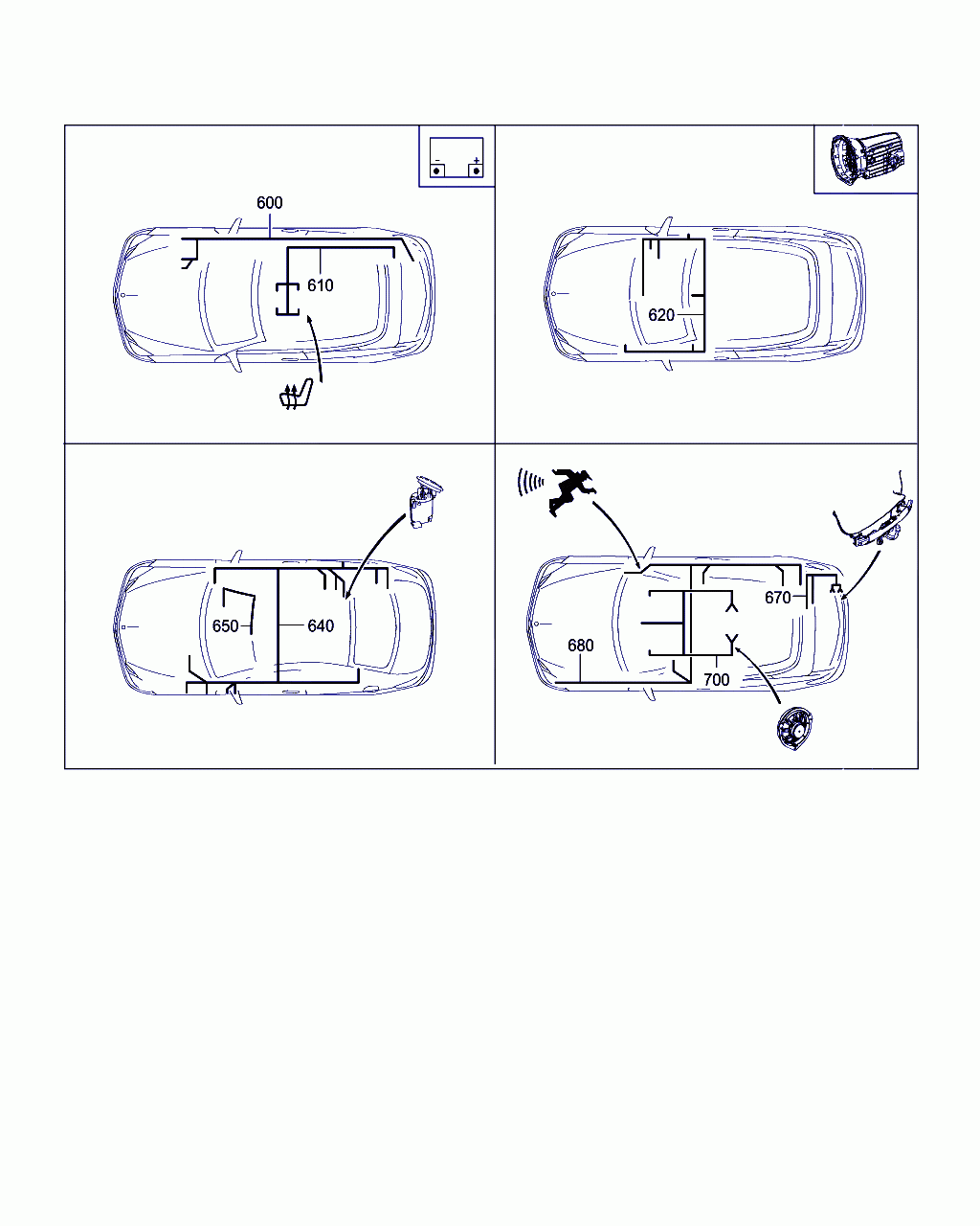 ELECTRICAL WIRING HARNESS, <span>A 207 540 12 10, Main Group: Electrical Equipment And Instruments, Diagram: MAIN CABLE HARNESS FRAME FLOOR UNIT, Location Of Picture: 680
