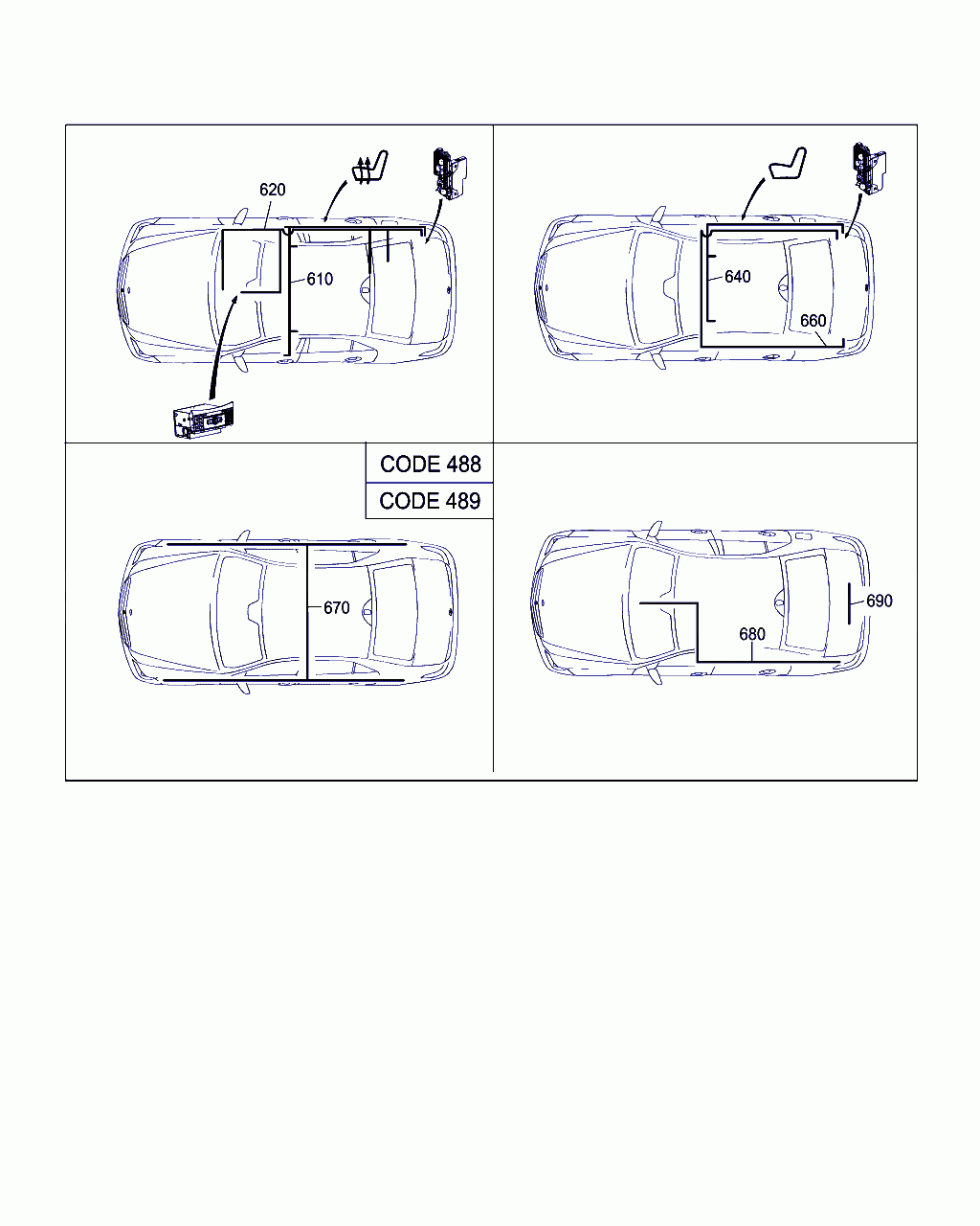 ELECTRICAL WIRING HARNESS, <span>A 212 440 06 52, Main Group: Electrical Equipment And Instruments, Diagram: MAIN CABLE HARNESS FRAME FLOOR UNIT, Location Of Picture: 620