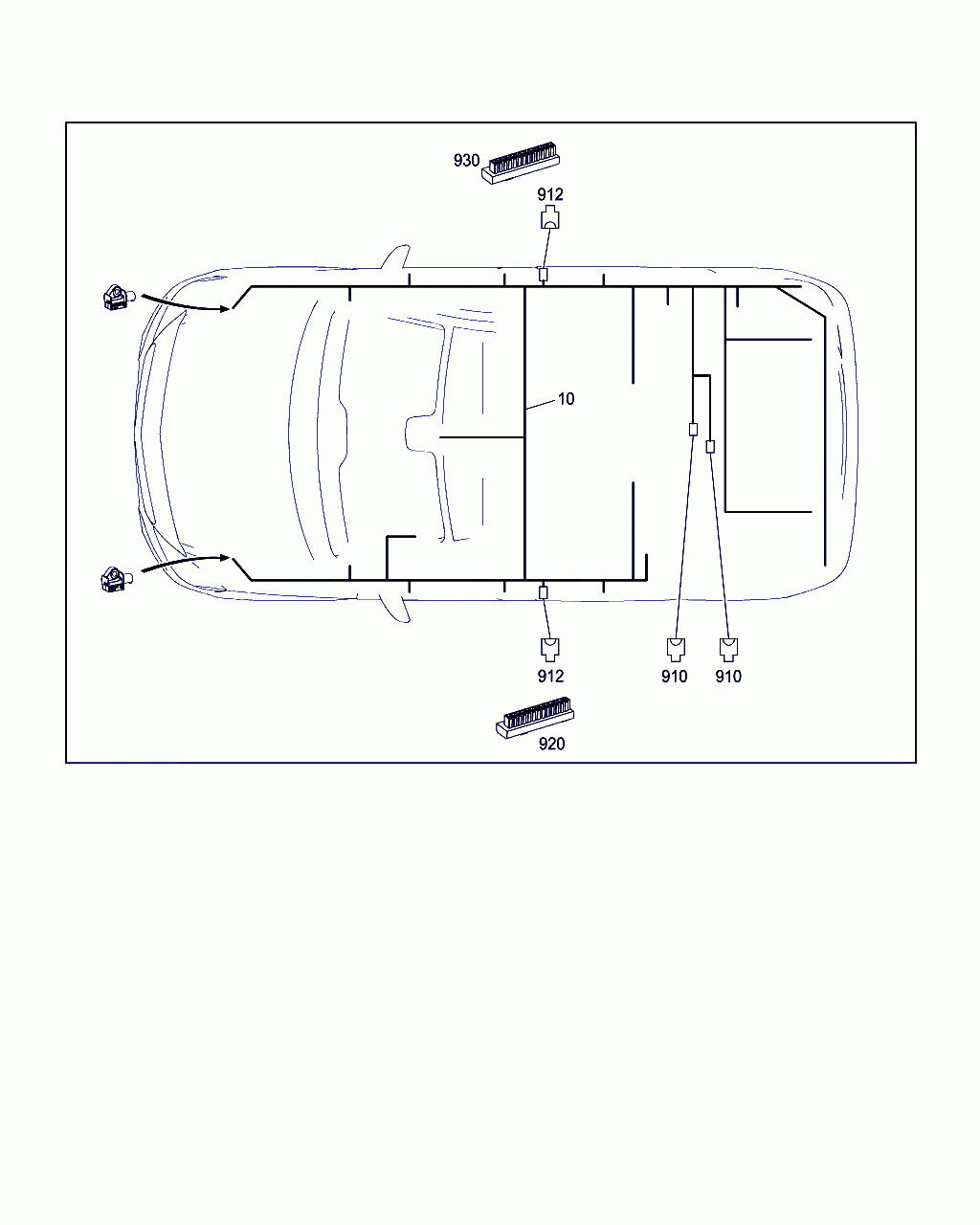 ELECTRICAL WIRING HARNESS, <span>A 246 540 12 06, Main Group: Electrical Equipment And Instruments, Diagram: MAIN CABLE HARNESS FRAME FLOOR UNIT, Location Of Picture: 10
