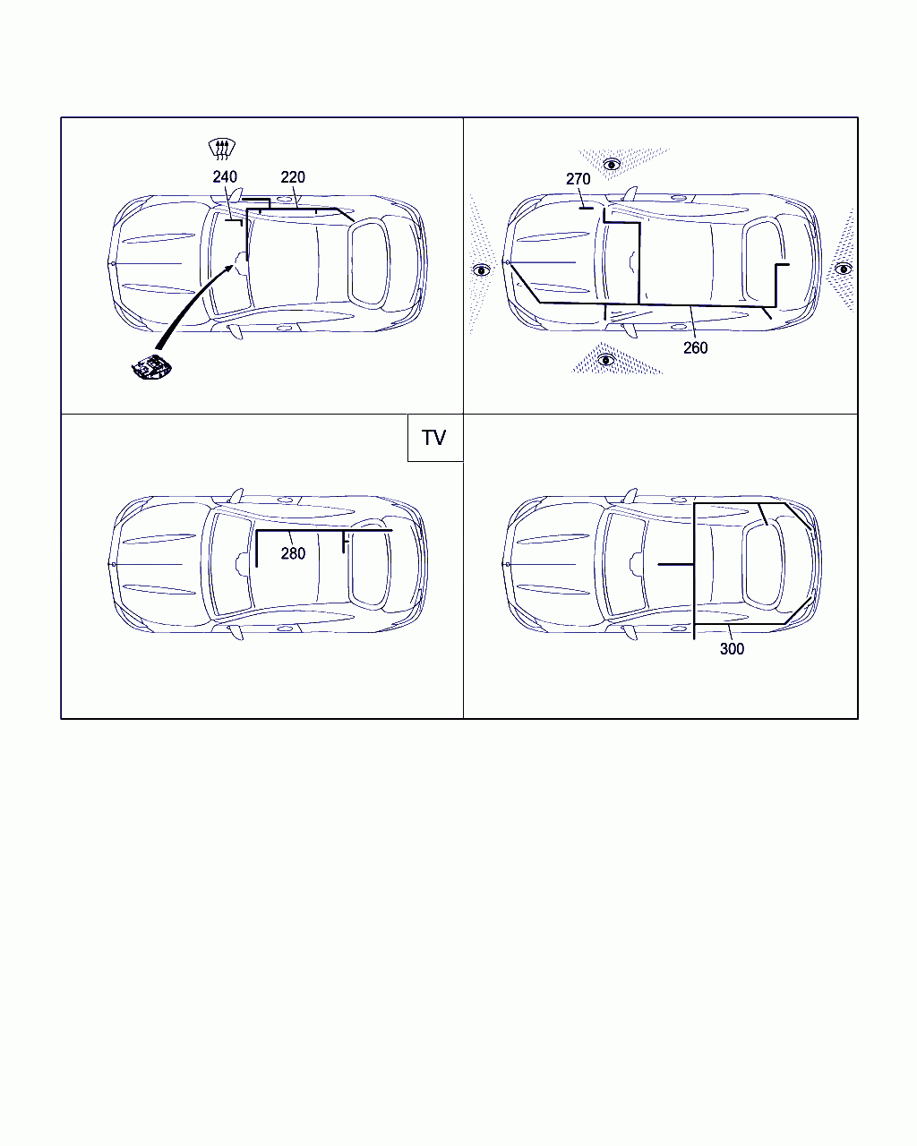 ELECTRICAL WIRING HARNESS, <span>A 217 540 32 08, Main Group: Electrical Equipment And Instruments, Diagram: MAIN CABLE HARNESS FRAME FLOOR UNIT, Location Of Picture: 280
