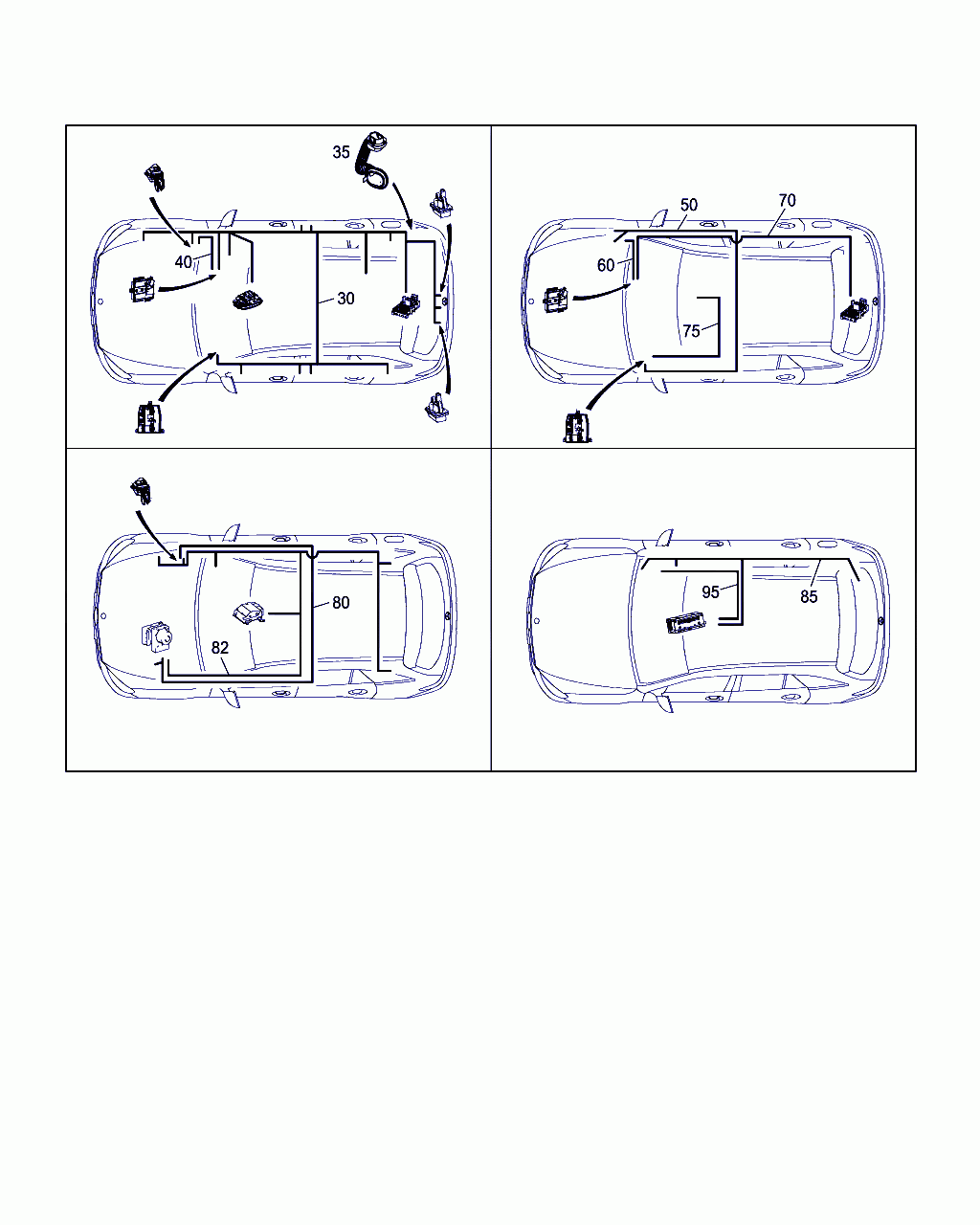 ELECTRICAL WIRING HARNESS, <span>A 253 540 85 06, Main Group: Electrical Equipment And Instruments, Diagram: MAIN CABLE HARNESS FRAME FLOOR UNIT, Location Of Picture: 75