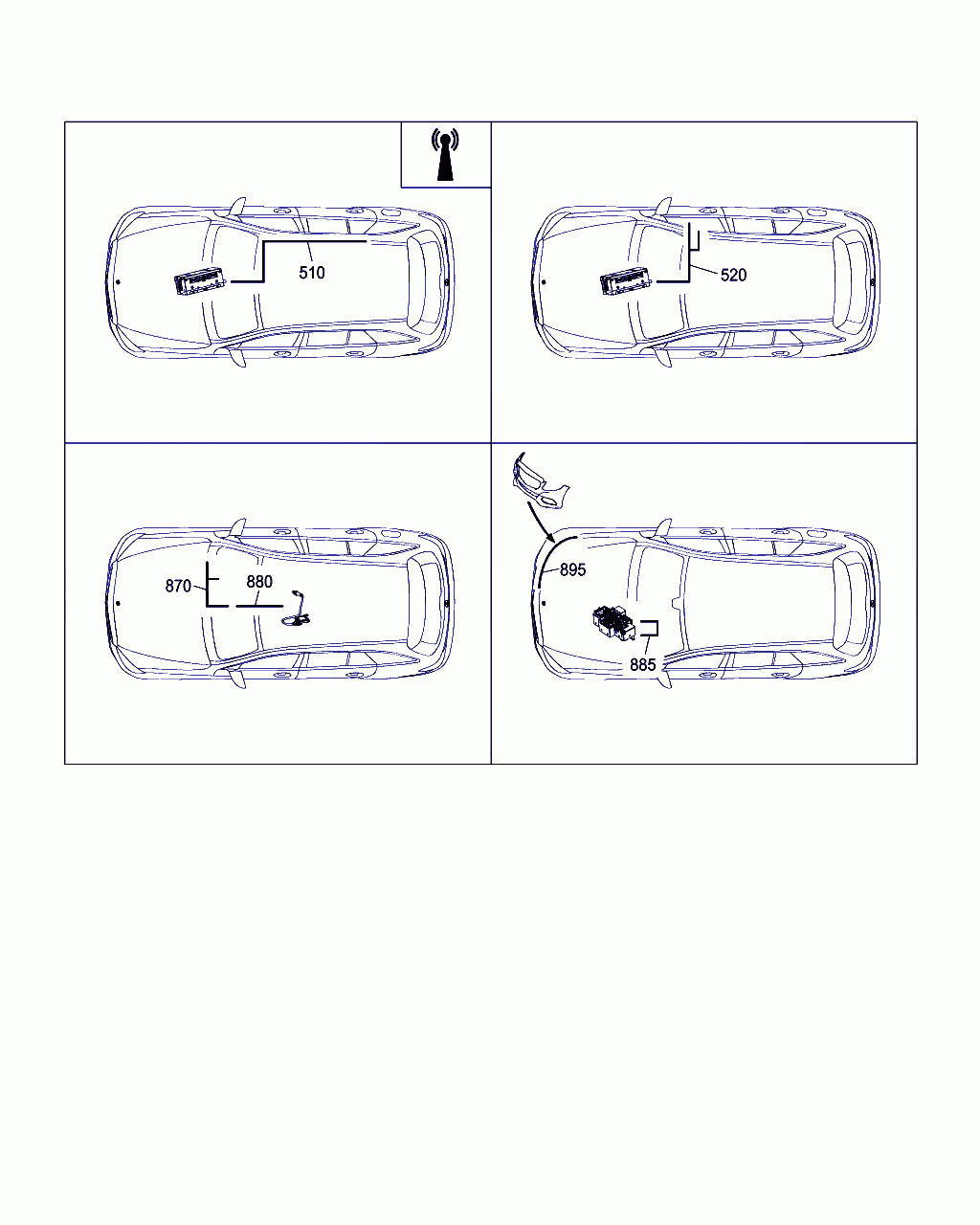 ELECTRICAL WIRING HARNESS, <span>A 205 820 92 00, Main Group: Electrical Equipment And Instruments, Diagram: MAIN CABLE HARNESS FRAME FLOOR UNIT, Location Of Picture: 510