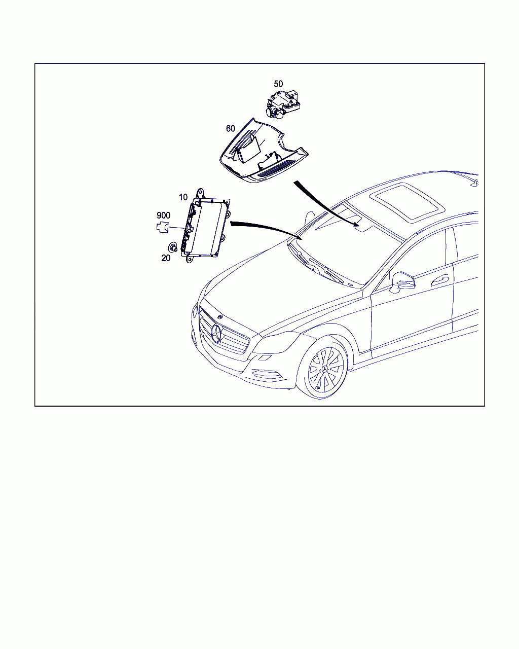 CONTROL UNIT, <span>A 212 900 37 05, Main Group: Electrical Equipment And Instruments, Diagram: NIGHT VISION SYSTEM, Location Of Picture: 10
