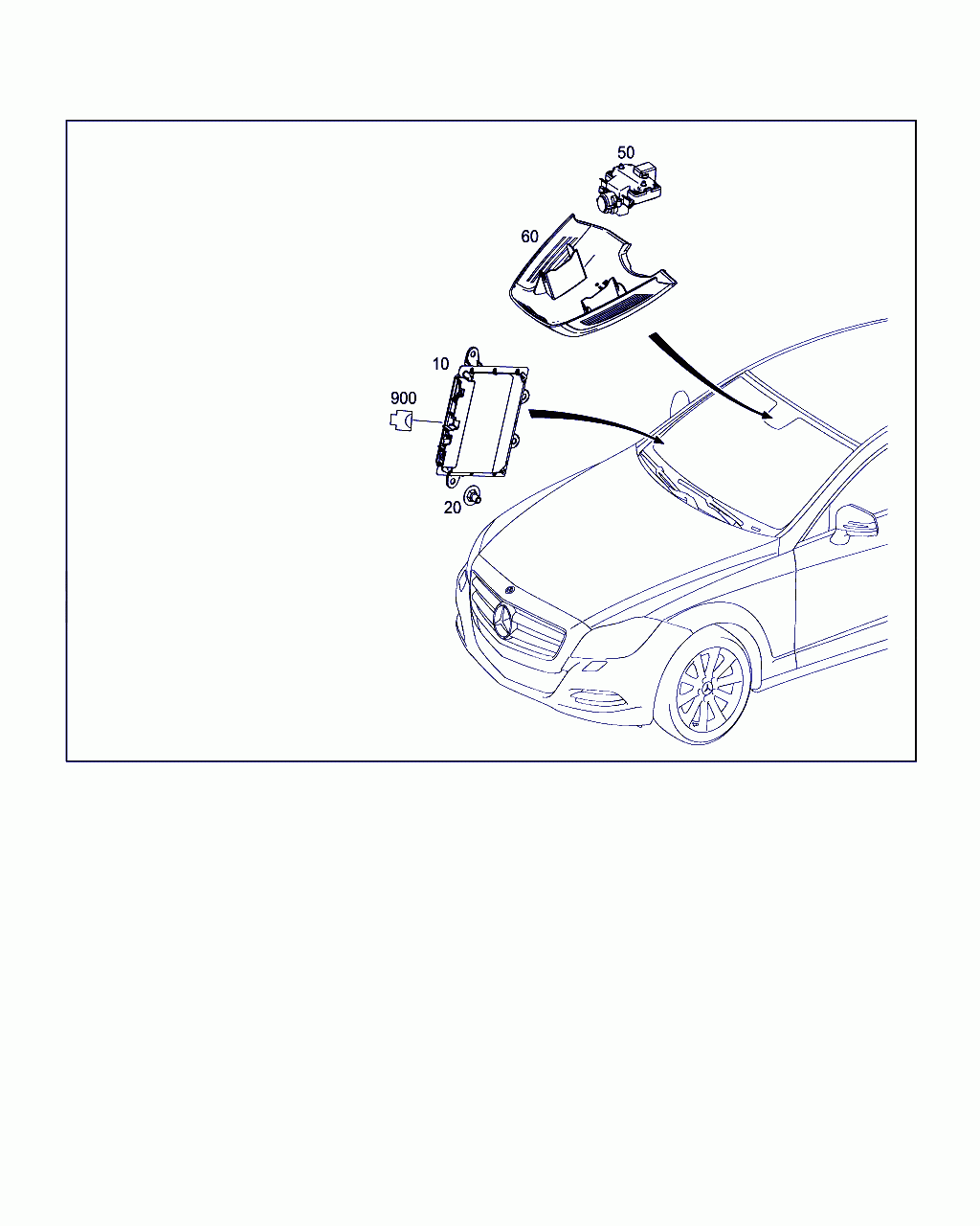 CONTROL UNIT, <span>A 166 900 33 02, Main Group: Electrical Equipment And Instruments, Diagram: NIGHT VISION SYSTEM, Location Of Picture: 10