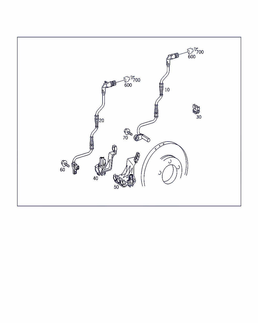 WIRING HARNESS, <span>A 203 540 15 05, Main Group: Electrical Equipment And Instruments, Diagram: FRONT AXLE WIRING, Location Of Picture: 20