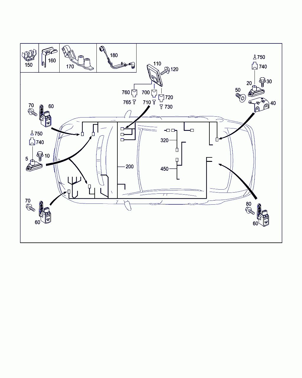 CTRL. UNIT AIR SUSPENSION, <span>A 219 545 06 32, Main Group: Electrical Equipment And Instruments, Diagram: SEMI-ACTIVE AIR SUSPENSION WIRING HAR., Location Of Picture: 110