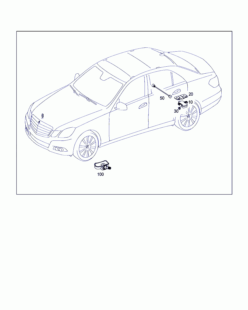 CONTROL UNIT, <span>A 003 540 71 45, Main Group: Electrical Equipment And Instruments, Diagram: TIRE PRESSURE CHECK, Location Of Picture: 10
