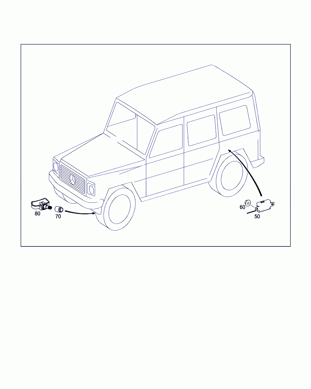 CONTROL UNIT, <span>A 003 540 39 45, Main Group: Electrical Equipment And Instruments, Diagram: TIRE PRESSURE CHECK, Location Of Picture: 50