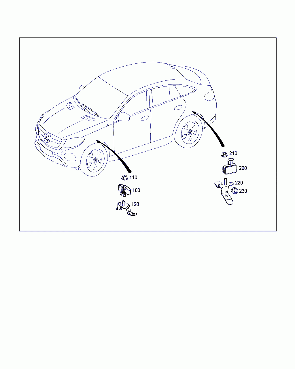 BRACKET, <span>A 166 545 49 40, Main Group: Electrical Equipment And Instruments, Diagram: ELECTRIC PARTS FOR CHASSIS ADJUSTMENT, Location Of Picture: 120
