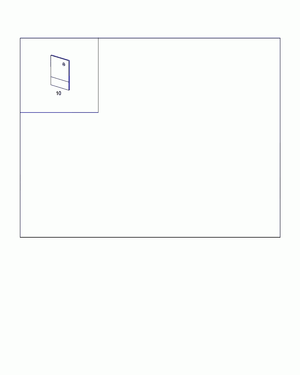 SERVICE BOOKLET, <span>A 117 584 00 93, Main Group: Tools And Accessories, Diagram: SERVICE BOOKLET/MAINTENANCE BOOKLET, Location Of Picture: 10