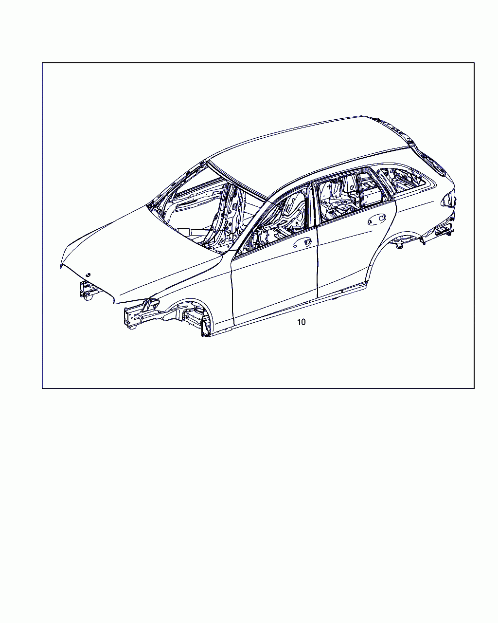 BODYSHELL, <span>A 205 600 42 01, Main Group: Shell, Diagram: SHELL, Location Of Picture: 10