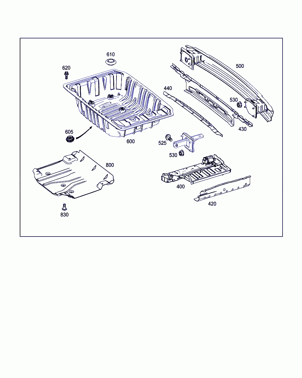 REST ANGLE, <span>A 213 612 39 00, Main Group: Substructure, Diagram: REAR END FLOOR, Location Of Picture: 440
