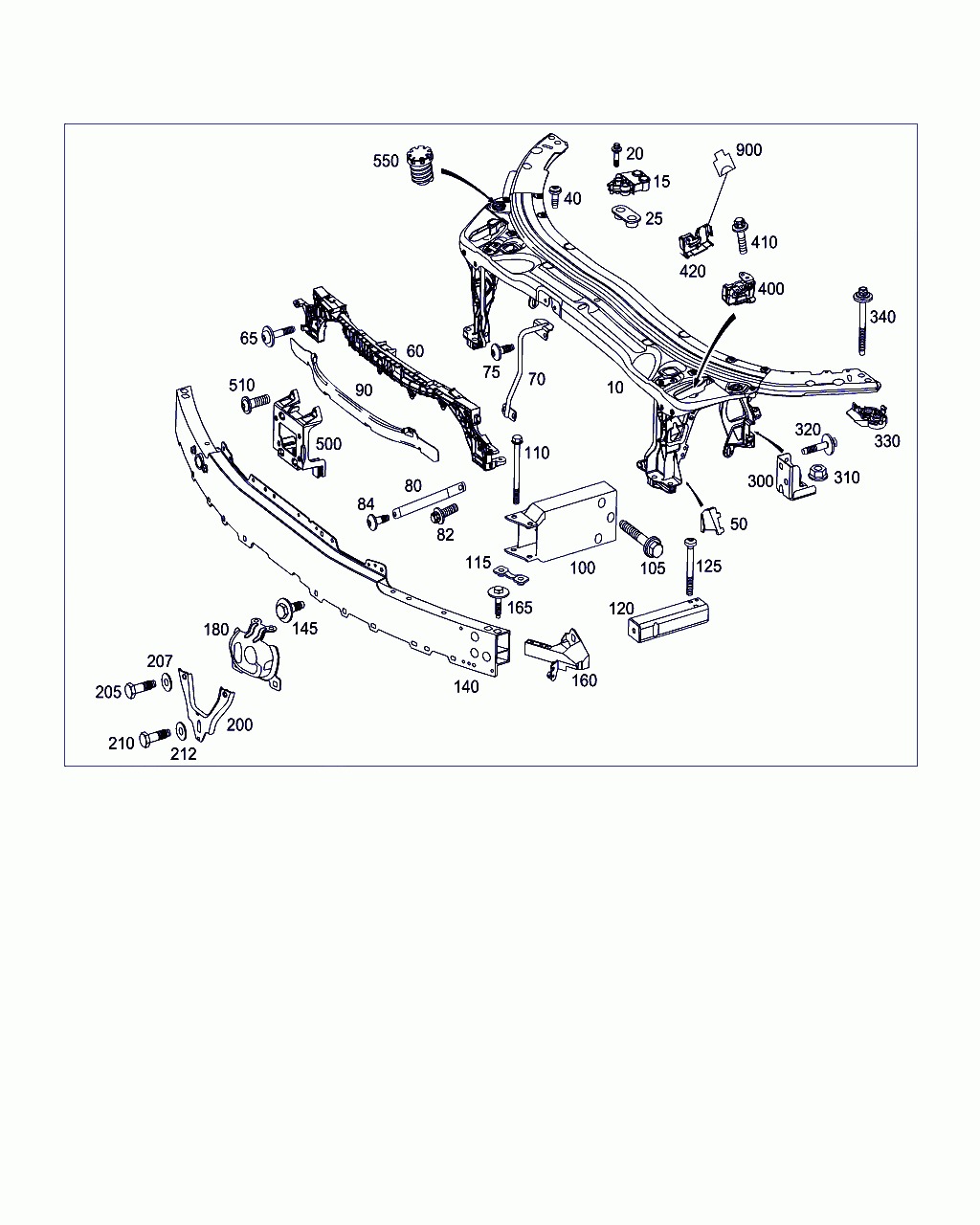 ABSORBER, <span>A 205 620 12 00, Main Group: Front End, Front Wall, Diagram: FRONT STIFFENING AND RADIATOR SUPPORT, Location Of Picture: 120