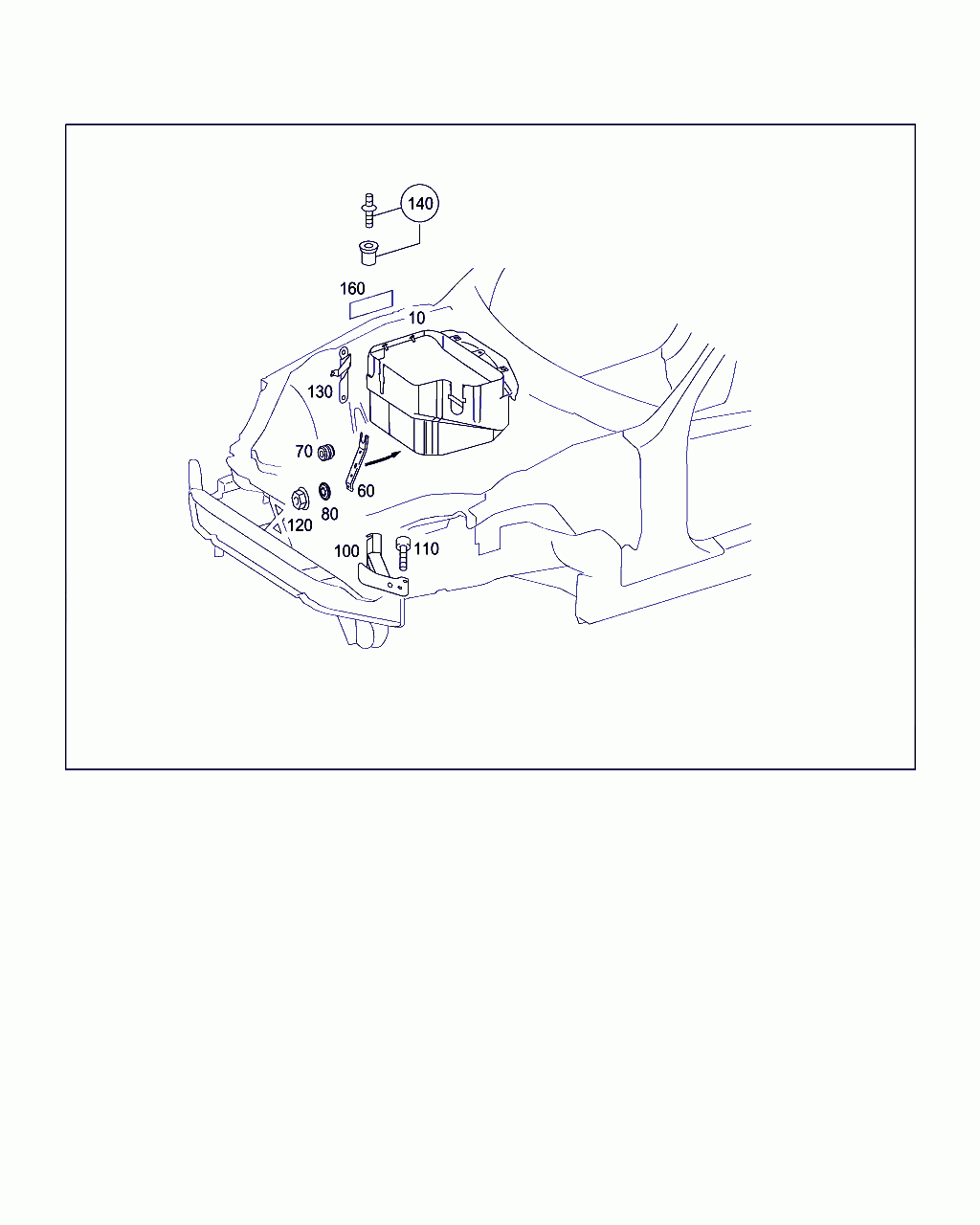PARTITION PANEL, <span>A 171 620 15 78, Main Group: Front End, Front Wall, Diagram: ENGINE COMPARTMENT PARTITION PANEL, WHEELHOUSE ATTACHMENT PARTS, Location Of Picture: 10