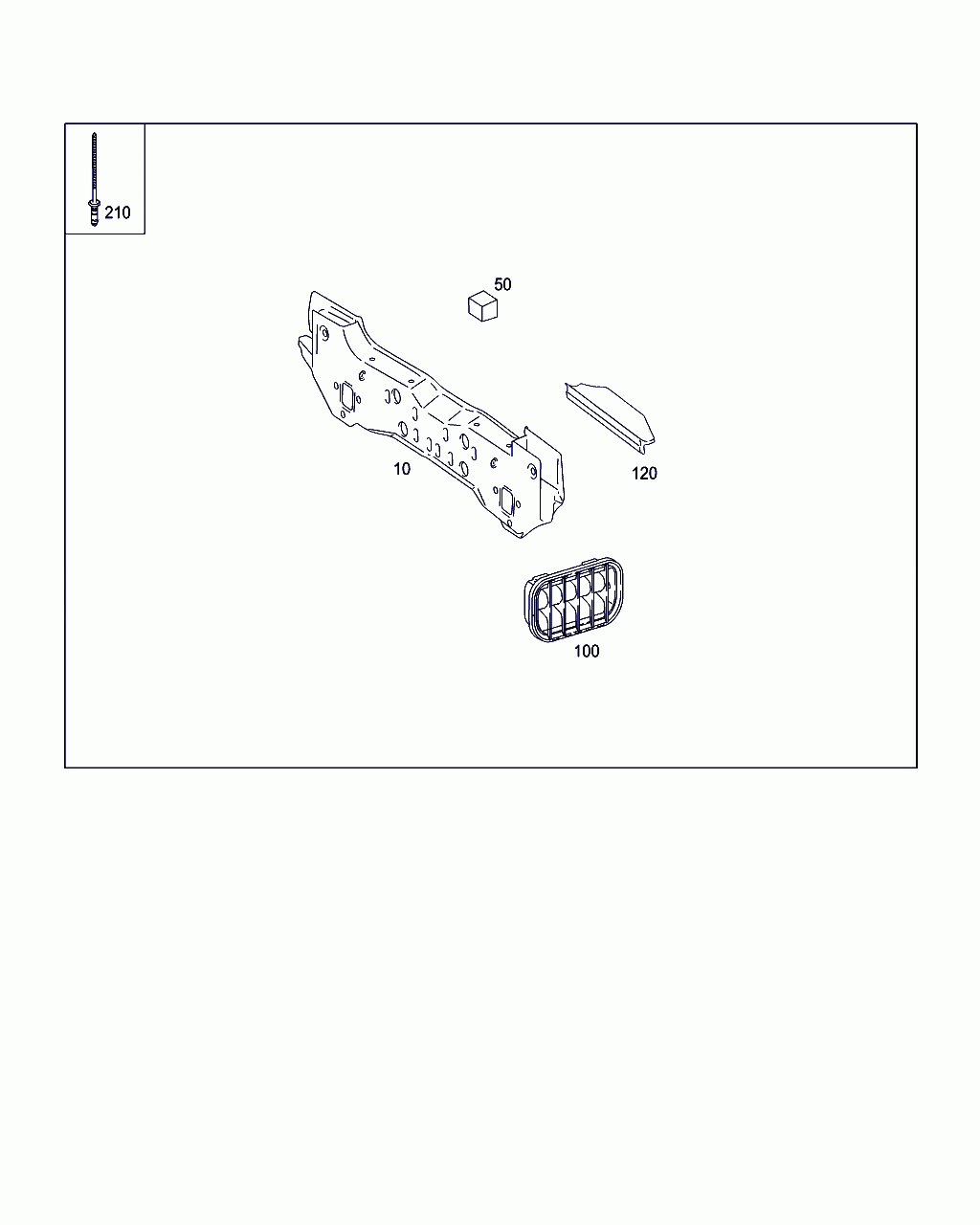 REAR END CENTER ASSEMBLY, <span>A 169 640 09 71, Main Group: Rear End, Diagram: REAR END, Location Of Picture: 10
