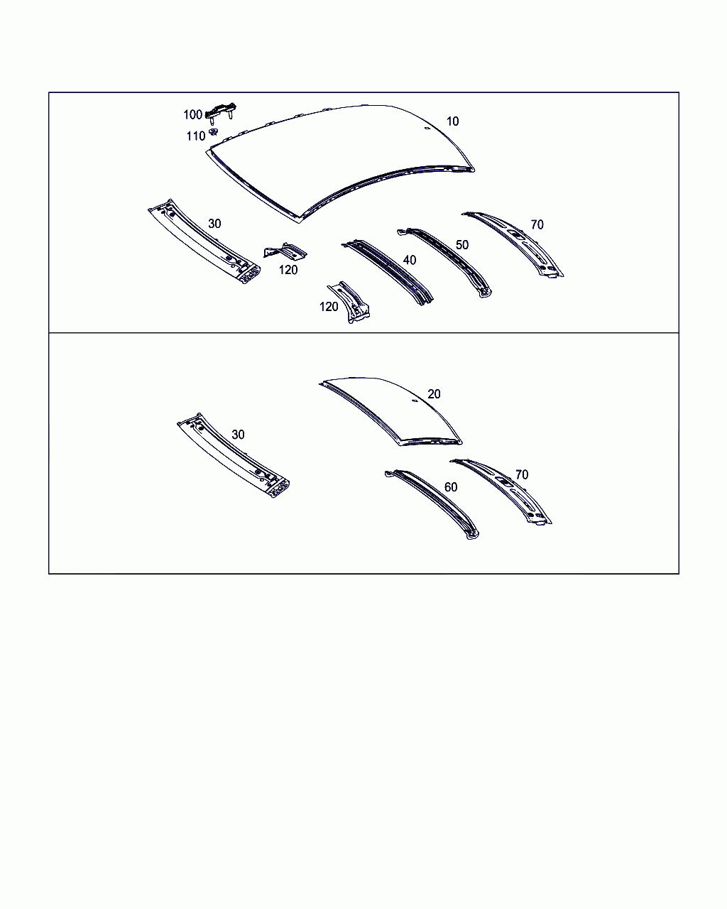 CONSOLE, <span>A 117 636 03 31, Main Group: Roof, Diagram: ROOF, Location Of Picture: 120
