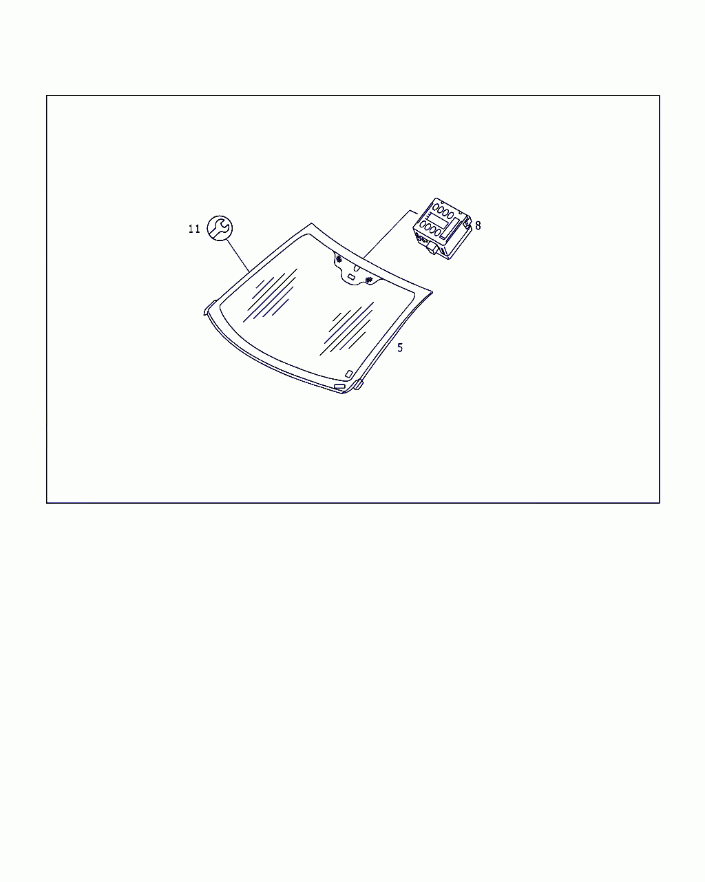 CONTROL UNIT, <span>A 163 820 07 26, Main Group: Windows, Diagram: WINDSHIELD, Location Of Picture: 8