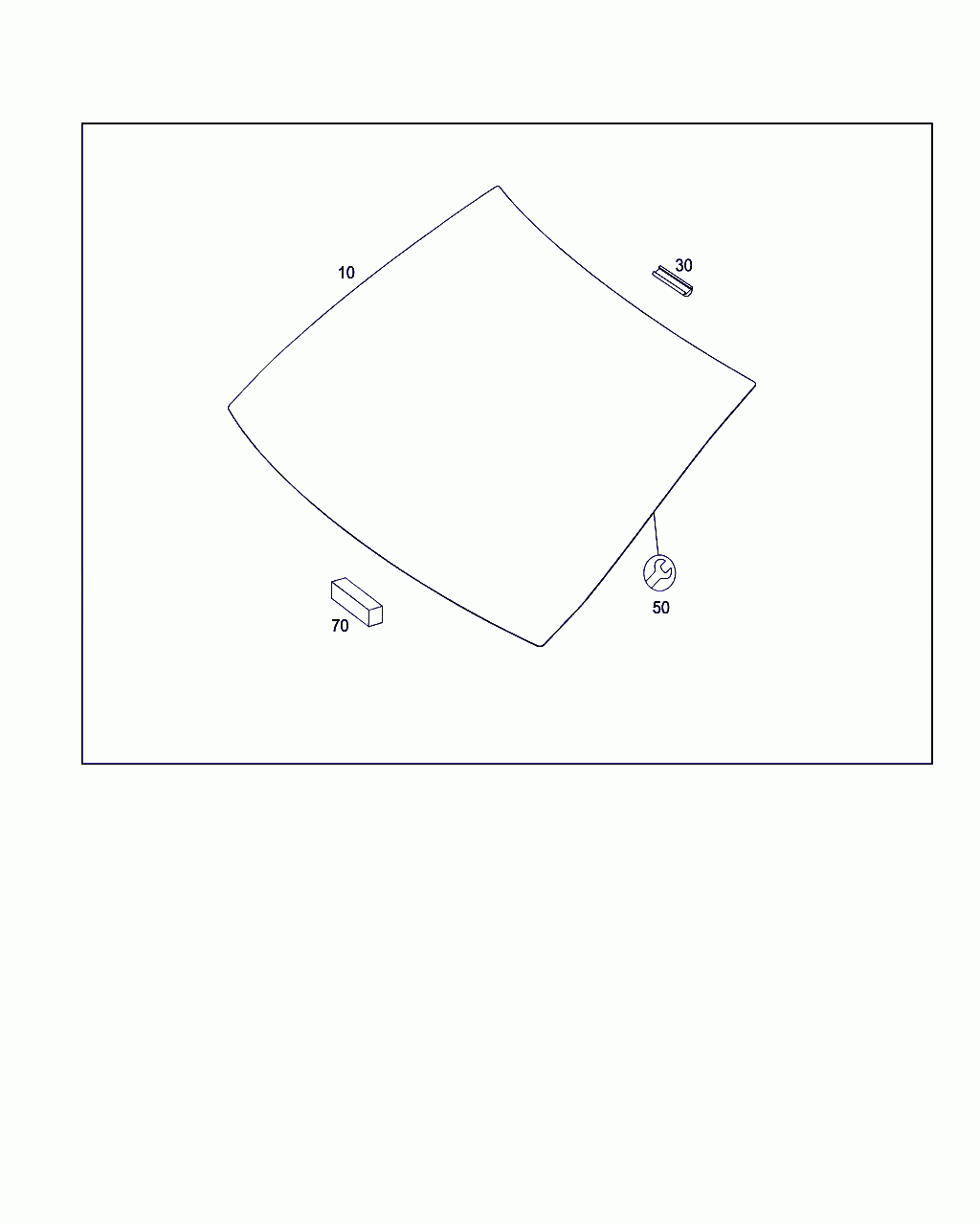 WINDSHIELD, <span>A 205 670 64 00, Main Group: Windows, Diagram: WINDSHIELD, Location Of Picture: 10