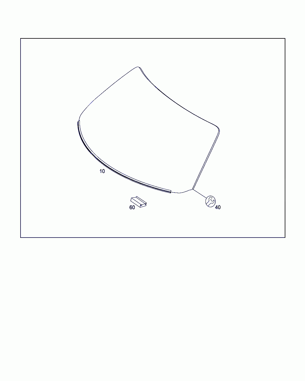 WINDSHIELD, <span>A 190 670 02 00, Main Group: Windows, Diagram: WINDSHIELD, Location Of Picture: 10