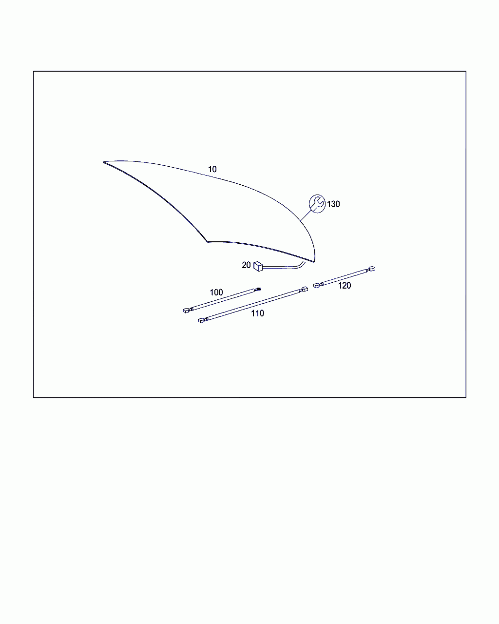 WIRING HARNESS, <span>A 230 540 73 34, Main Group: Windows, Diagram: REAR WINDOW PANE, Location Of Picture: 110