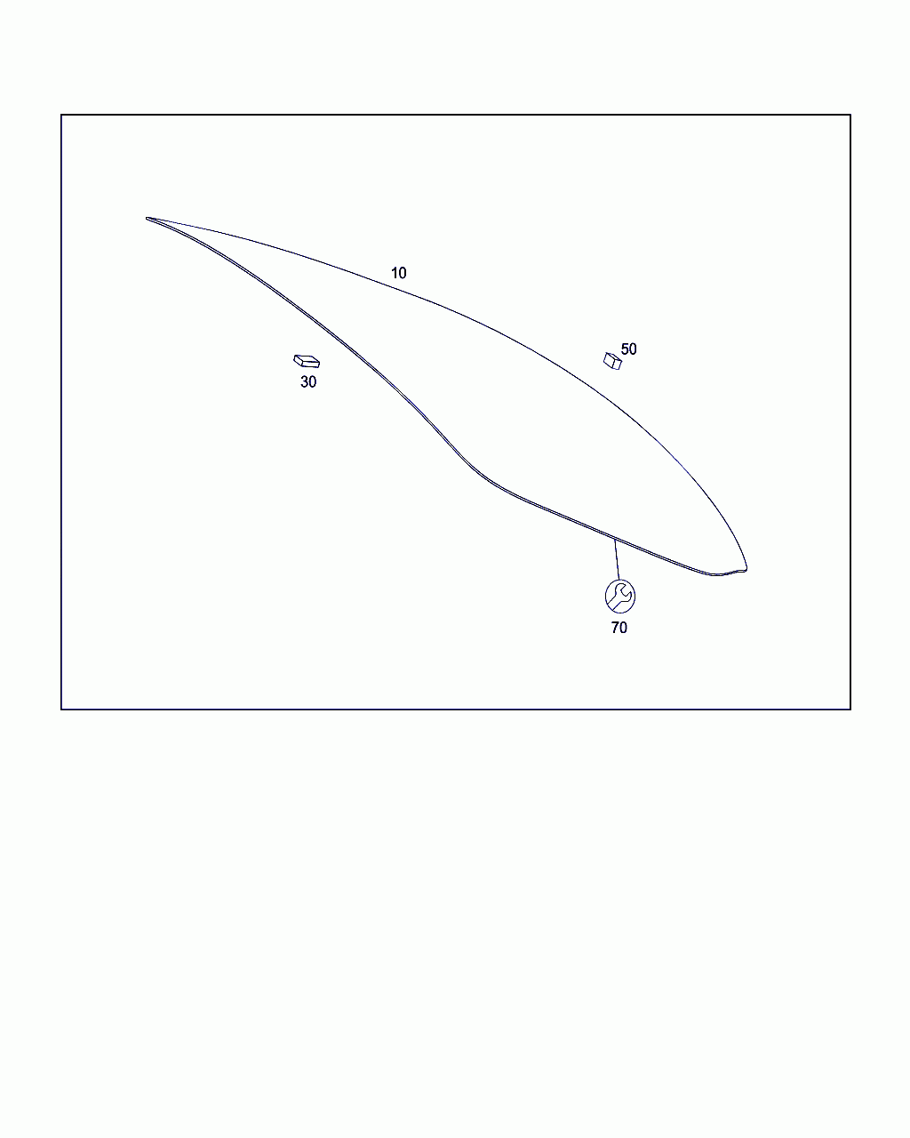 REAR WINDOW, <span>A 205 670 46 00, Main Group: Windows, Diagram: REAR WINDOW PANE, Location Of Picture: 10