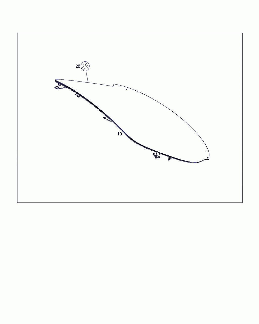 REAR WINDOW, <span>A 217 670 58 00, Main Group: Windows, Diagram: REAR WINDOW PANE, Location Of Picture: 10