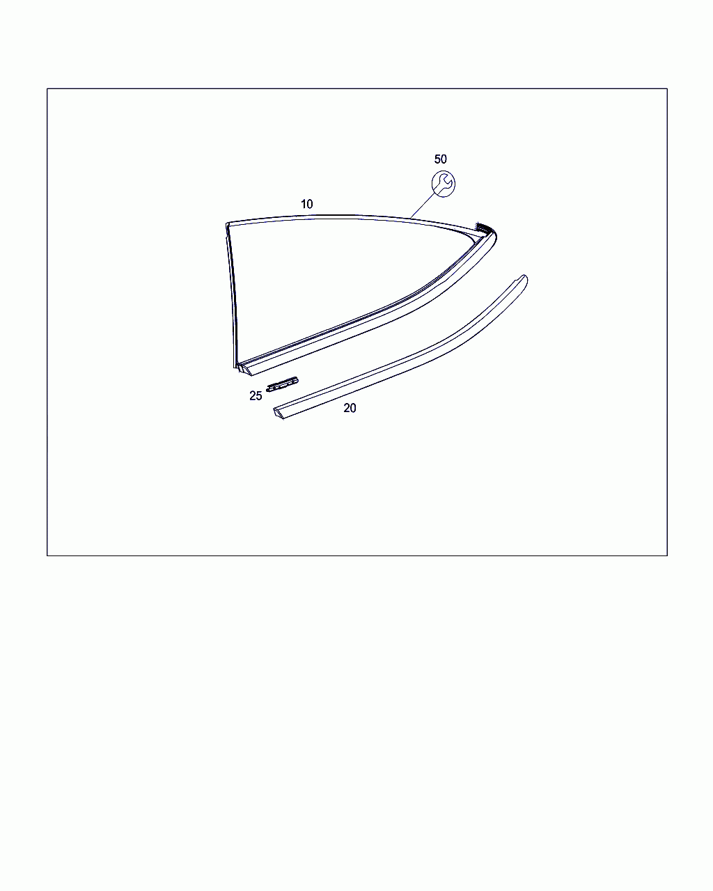 SIDE WINDOW FIXED, <span>A 205 670 24 01, Main Group: Windows, Diagram: REAR SIDE WINDOW, Location Of Picture: 10