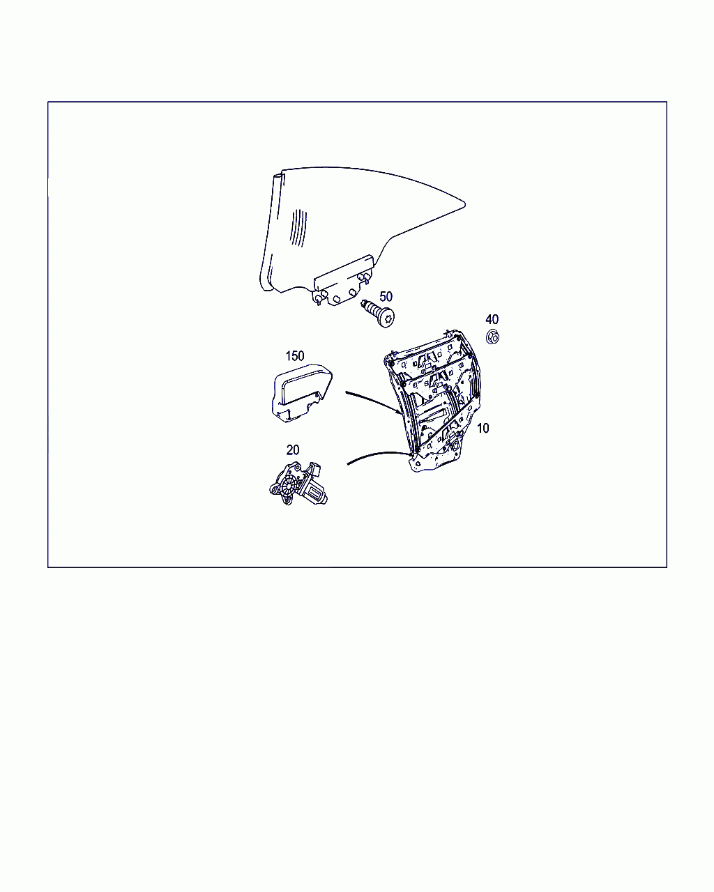 WINDOW REGULATOR, <span>A 216 670 04 03, Main Group: Windows, Diagram: WINDOW REGULATOR, Location Of Picture: 10