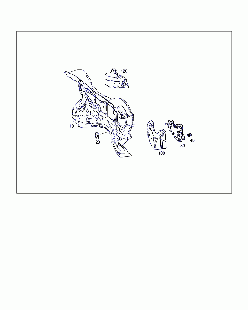 ENGINE COMP. INSULATION, <span>A 176 682 01 60, Main Group: Panelling, Diagram: INSULATION IN ENGINE COMPARTMENT, Location Of Picture: 100