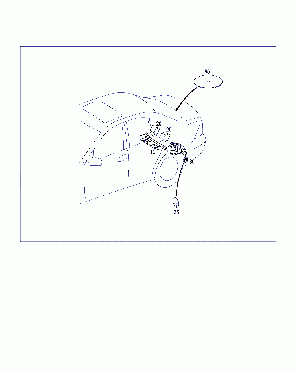 INSULATION, <span>A 203 682 48 41, Main Group: Panelling, Diagram: INSULATION IN LUGGAGE COMPARTMENT AND REAR END PILLAR, Location Of Picture: 30