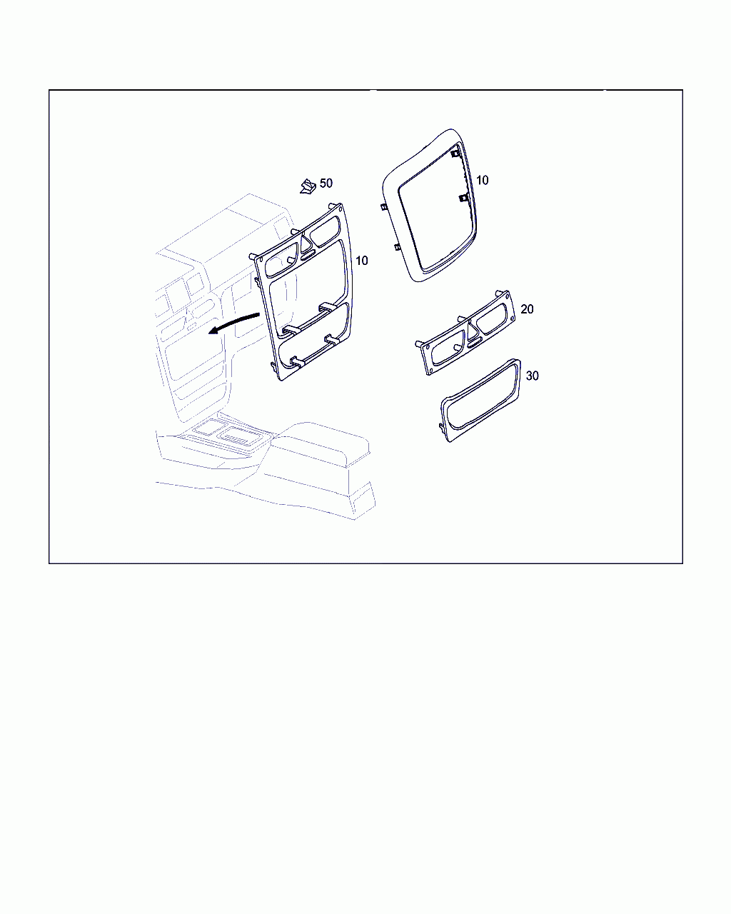 COVER, <span>A 463 680 86 08, Main Group: Panelling, Diagram: UPPER WOOD COVERING, STATION WAGON, Location Of Picture: 10